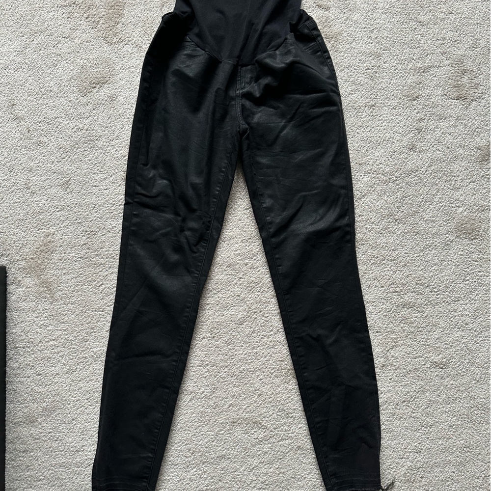 Articles of Societ Black Coated Skinny Pant Sz 28